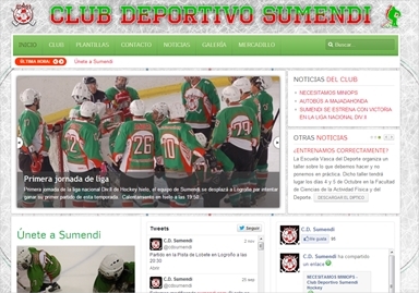 Páginas web de hockey en Vitoria - José Sebastián Estévez